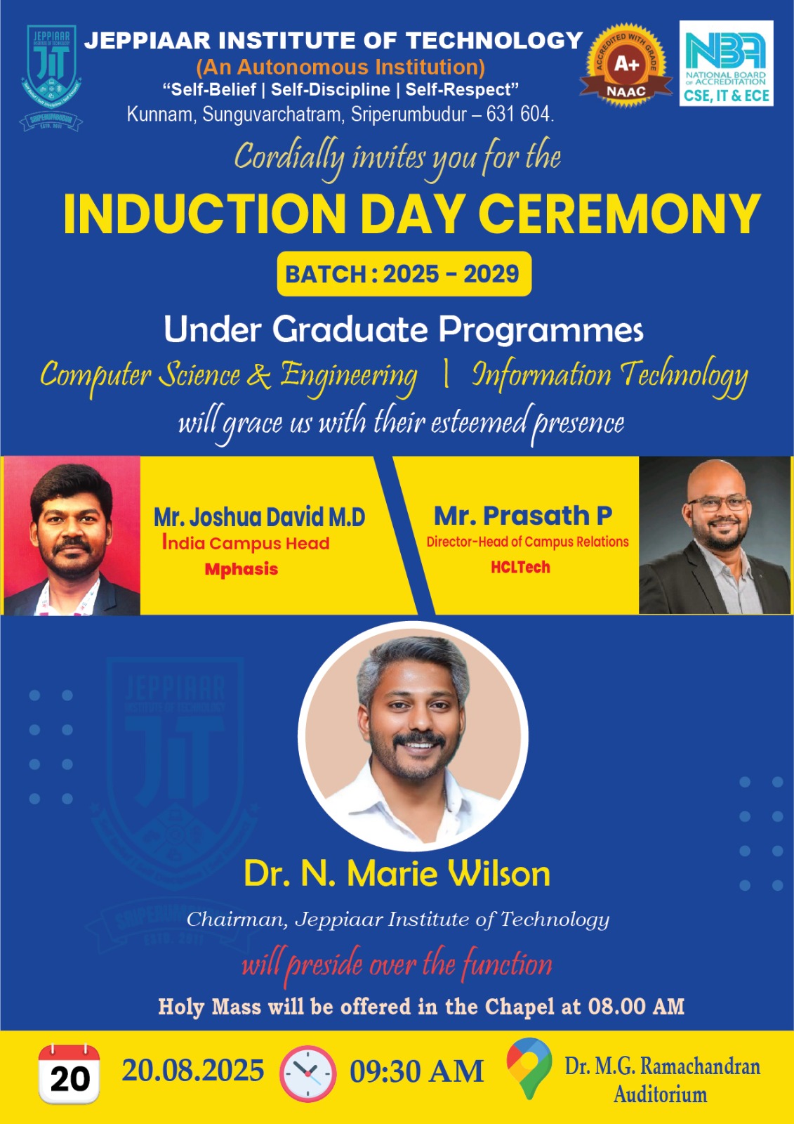 INDUCTION DAY CEREMONY 20.08.2025