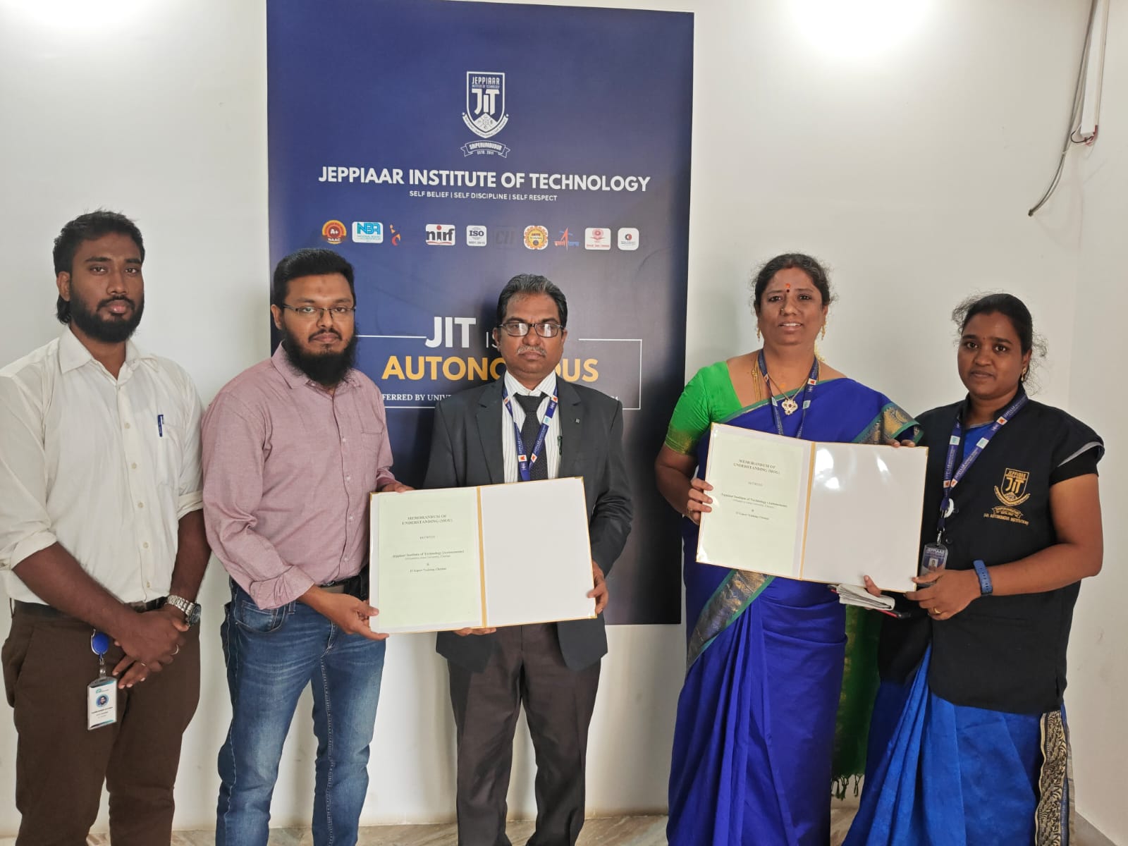 MoU with IT Expert Training (TripleM Infotech Solutions Pvt Ltd) on 29th July 2025