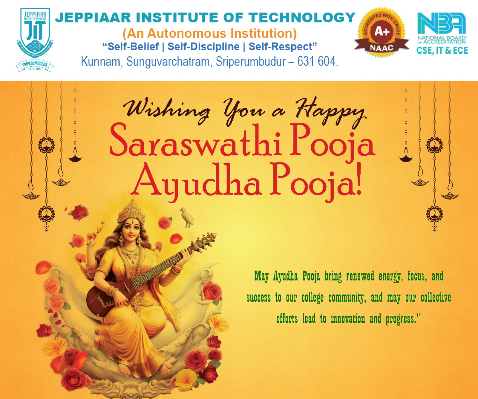 AYUTHA POOJA CELEBRATION ON 30-09-2025