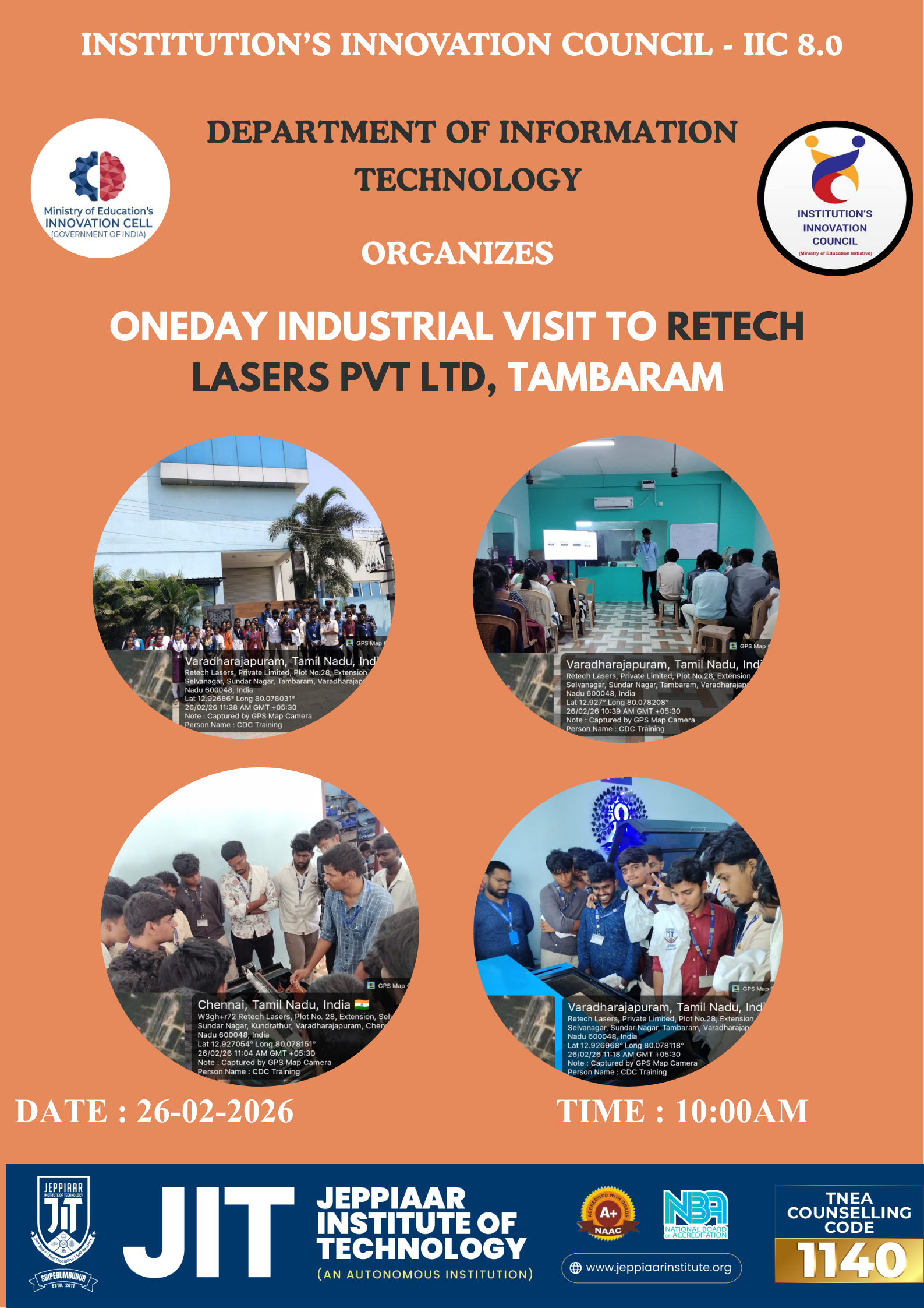 IT — INDUSTRIAL VISIT